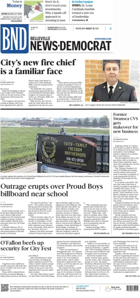 Cover of Belleville News-Democrat