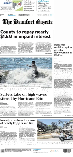 Cover of The Beaufort Gazette