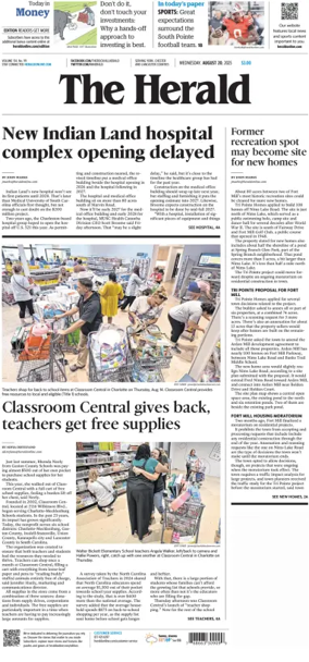 Cover of The Herald (Rock Hill)