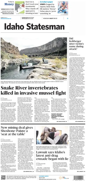 Cover of The Idaho Statesman