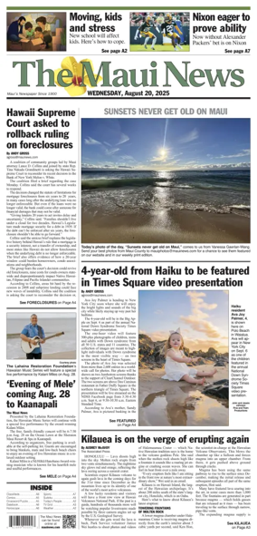 Cover of The Maui News