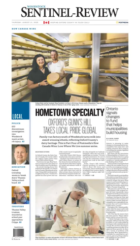 Cover of Sentinel-Review (Woodstock)