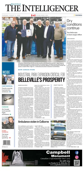 Cover of The Intelligencer (Belleville)