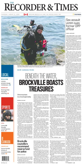 Cover of The Recorder & Times (Brockville)