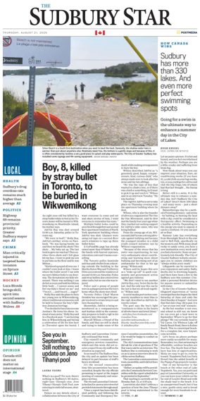 Cover of The Sudbury Star