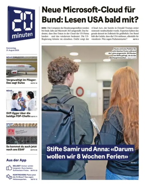 Cover of 20 Minuten - Basel