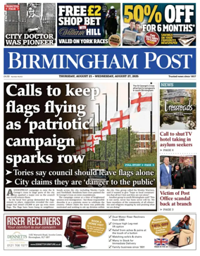 Cover of Birmingham Post