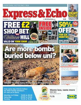 Cover of Express & Echo (City & East Devon Edition)