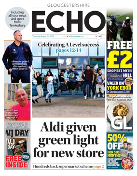 Cover of Gloucestershire Echo