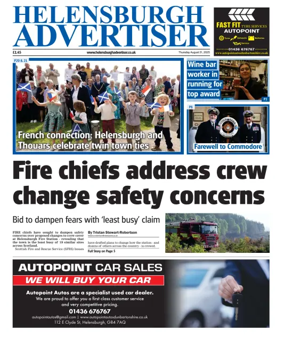 Cover of Helensburgh Advertiser
