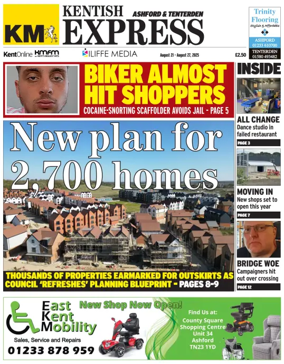 Cover of Kentish Express Ashford & District