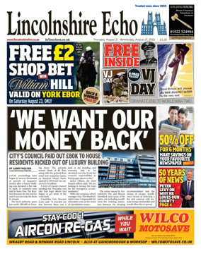 Cover of Lincolnshire Echo