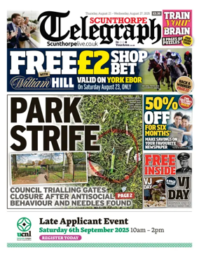 Cover of Scunthorpe Telegraph