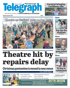 Cover of The Peterborough Evening Telegraph