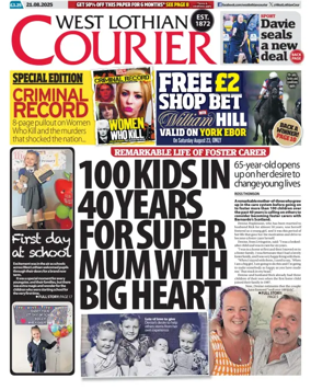 Cover of West Lothian Courier