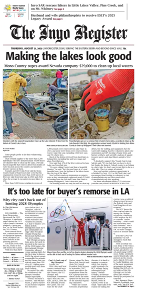 Cover of Inyo Register