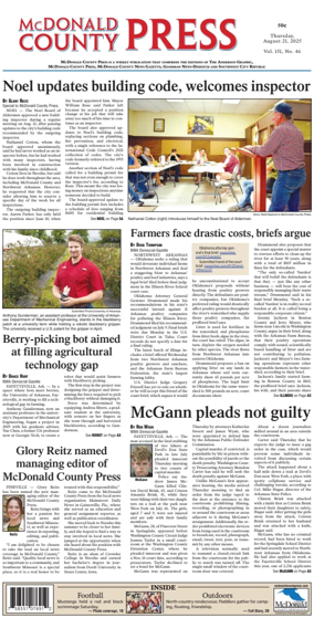 Cover of McDonald County Press