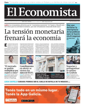 Cover of El Economista (Argentina)