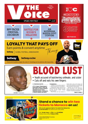Cover of The Voice (Botswana)