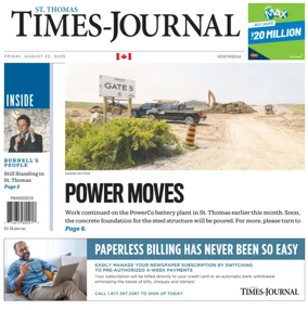Cover of St. Thomas Times-Journal