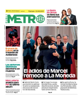 Cover of Publimetro Chile