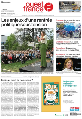 Cover of Ouest France (Guingamp)