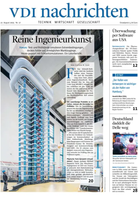 Cover of VDI Nachrichten