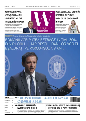 Cover of Romania Libera - Friday Edition