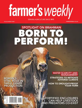 Cover of Farmers Weekly (South Africa)