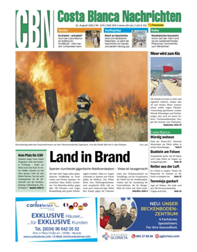 Cover of Costa Blanca Nachrichten