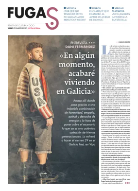 Cover of La Voz de Galicia (Santiago) - Fugas