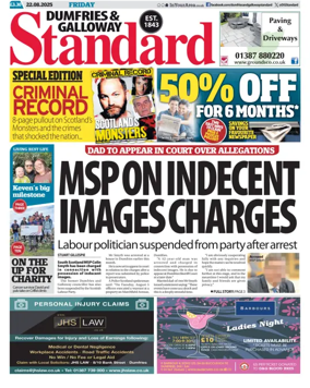 Cover of Dumfries & Galloway Standard