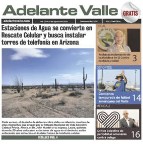 Cover of Adelante Valle