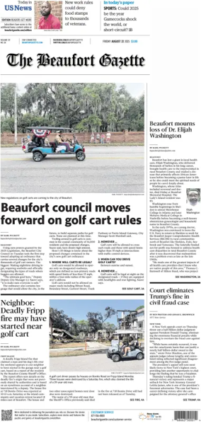 Cover of The Beaufort Gazette