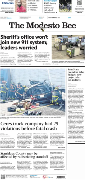 Cover of The Modesto Bee