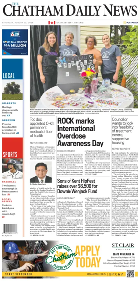 Cover of The Chatham Daily News