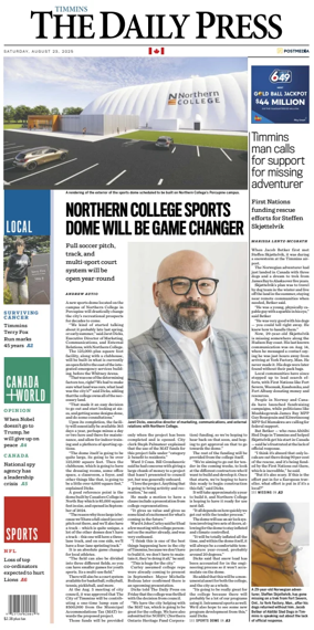 Cover of The Daily Press (Timmins)