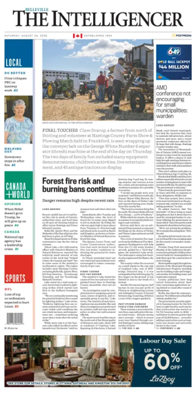 Cover of The Intelligencer (Belleville)