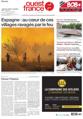Cover of Ouest France (Rennes)