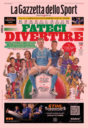 Cover of La Gazzetta dello Sport - Cagliari