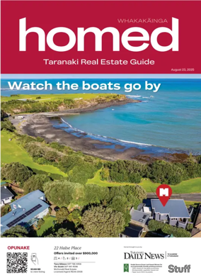 Cover of Homed Taranaki Daily News