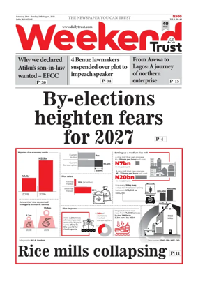 Cover of Weekly Trust