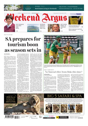 Cover of Weekend Argus (Saturday Edition)