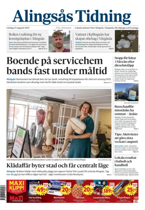 Cover of Alingsås Tidning