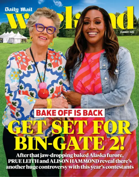 Cover of Daily Mail Weekend Magazine