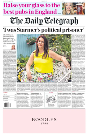 Cover of The Daily Telegraph - Saturday