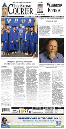 Cover of The Saline Courier Weekend