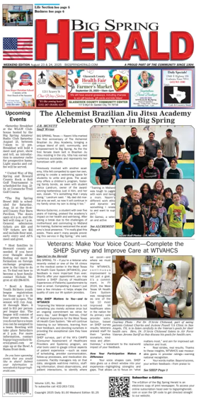 Cover of Big Spring Herald Weekend