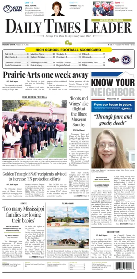 Cover of Daily Times Leader