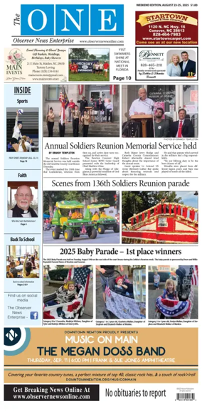 Cover of Observer News Enterprise